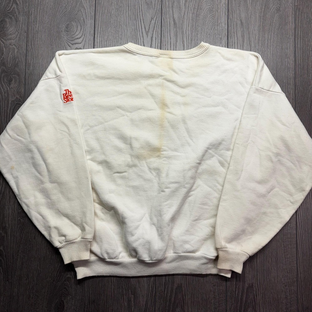 Vintage Molson Canadian Beer 1990s Sweatshirt Large White Beer Canada Bear - Picture 6 of 11